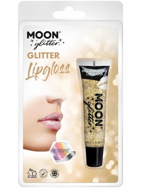 Moon Glitter Holographic Glitter Lipgloss, Gold  Wholesale