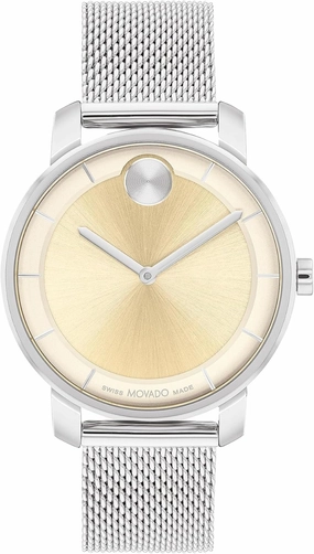 Movado Bold Access Women's Quartz Watch, Swiss Movement, Leather Strap, Water-Resistant up to 3ATM, Classic Timepiece - Gift for Him - 34mm