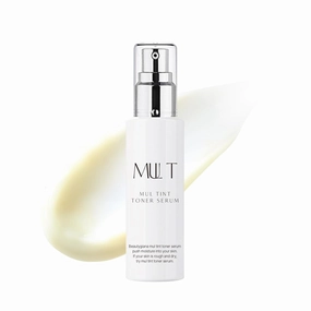 MUL TINT TONER SERUM, Hydrating facial serum for Dewy Skin, Jojoba Seed Oil, Niacinamide, Olive Fruit Oil, Lemon Juice, Hydrolyzed Collagen, Korean Skin Care, 2.7 fl.oz.