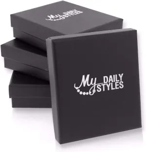 My Daily Styles Fashion Alloy Silver-Tone Classic Handcuff Mens Bracelet