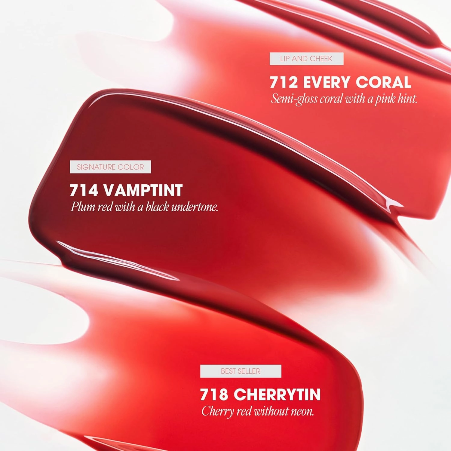 NARCISSISM LIP TINT 712 EVERY CORAL, Soft Shine Tinted Lip Stain, Conditions Lips   Gives a Natural, Dewy Flush (4.5g, 0.01 oz.)