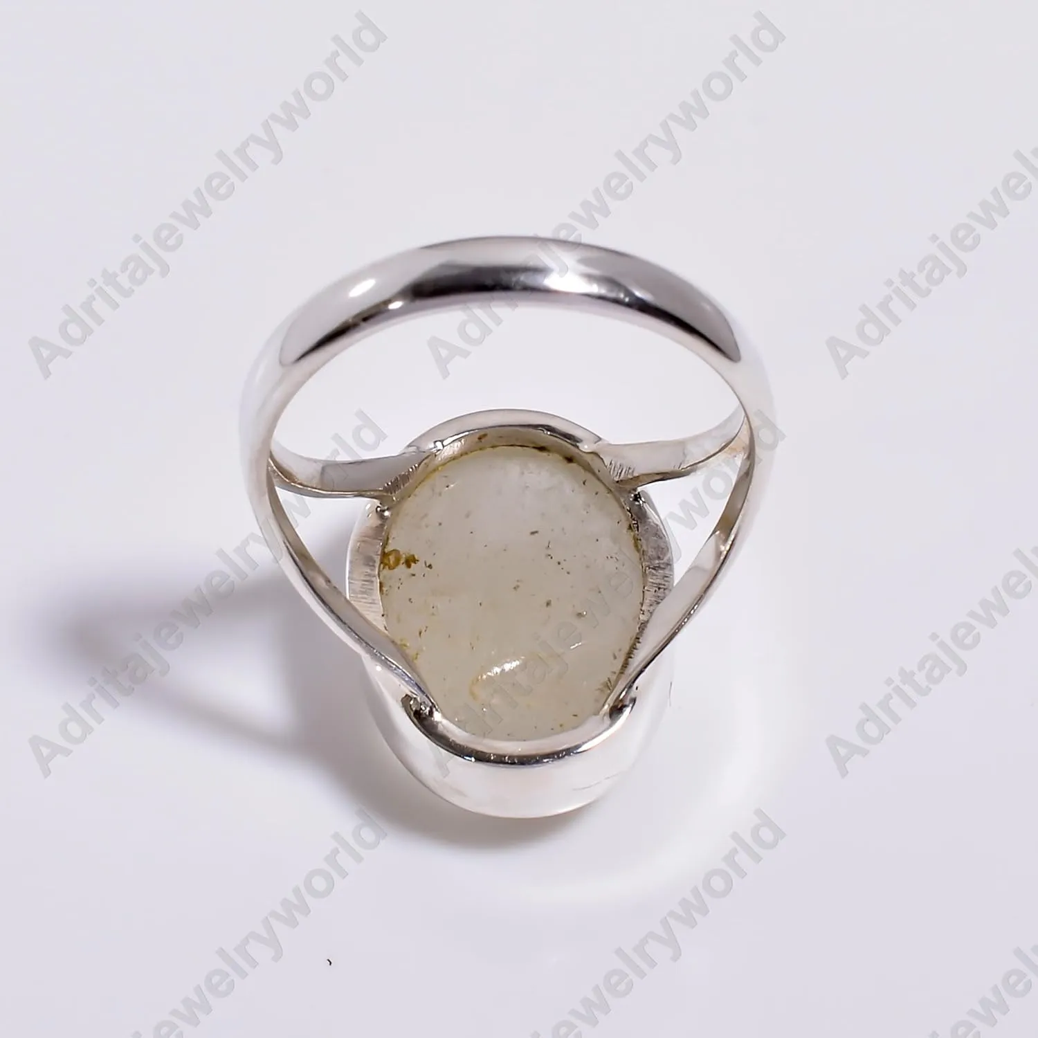 Natural Libyan Desert Glass Gemstone 925 Sterling Silver Handmade Statement Promise Designer Ring Gift Jewelry for Women (7)