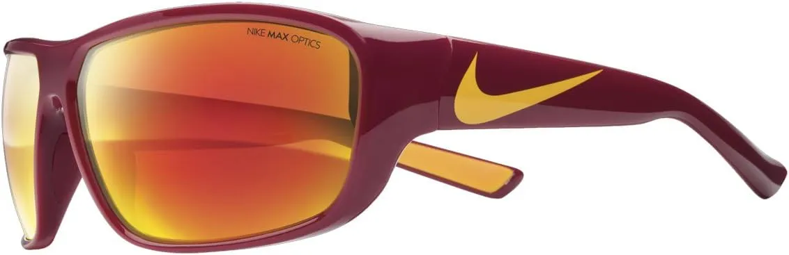 Nike Mercurial 8.0 Team Sunglasses - EV0892 (Team Red/Gold Frame (Grey w/ML Red Flash Lens))