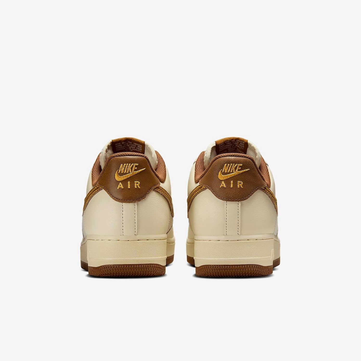 Nike Air Force 1 '07 LV8 Men's Shoes (IB7719-113, Coconut Milk/Canyon Gold/Light British Tan)