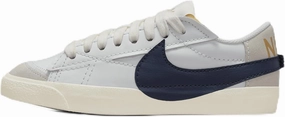 Nike Blazer Low '77 Jumbo Women's Shoes (FZ6773-100, Summit White/Sail/Metallic Gold/Obsidian) Size 6