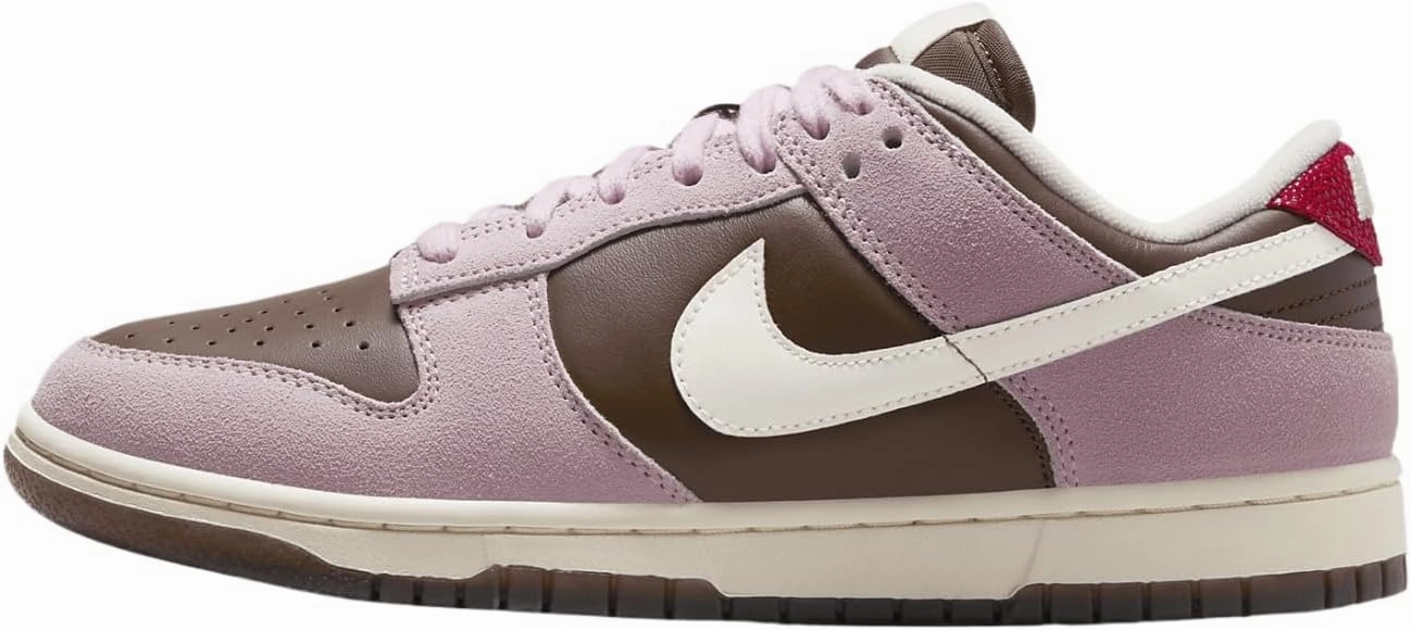 Nike Dunk Low Women's Shoes (HM0987-200, Cacao Wow/Pink Foam/University Red/Pale Ivory) Size 14.5