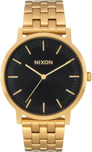 NIXON Porter A1057-50m Water Resistant Men's Analog Classic Watch (40mm Watch Face, 20-18mm Stainless Steel Band)