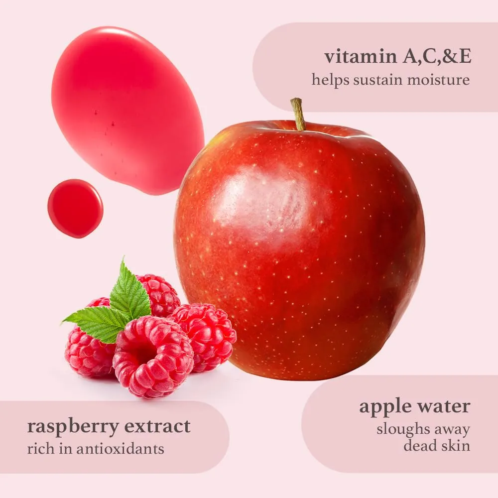 NOONI Korean Hydrating Lip Oil Set - Appleberry & Appleplum | Long-Lasting, Moisturizing, Plumping, Revitalizing for Dry Lips, Waterproof, No Peel Off 0.12 FL Oz x 2ea