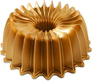 Nordic Ware Brilliance Bundt, 10 Cup, Gold