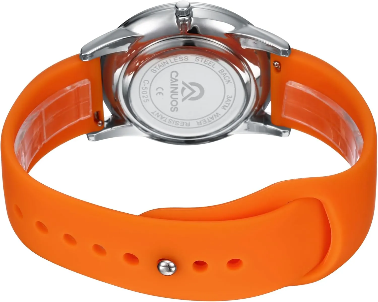 Nurse Watch for Medical Professionals, Students Women Men - Military Time Luminouse Easy Read Dial, 24 Hour with Second Hand, Colorful Silicone Band