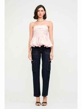 Paige Blush Bubble Blouse