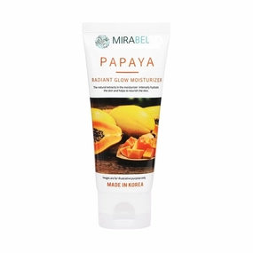 Papaya Radiant Glow Moisturizer For Face | Glossy Dewy Finish | Soft and supple skin | For Women & Men | SLS and Paraben Free | Made In Korea - 80ml