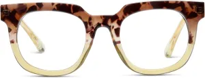 Peepers by PeeperSpecs Women's Showbiz Square Blue Light Blocking Reading Glasses