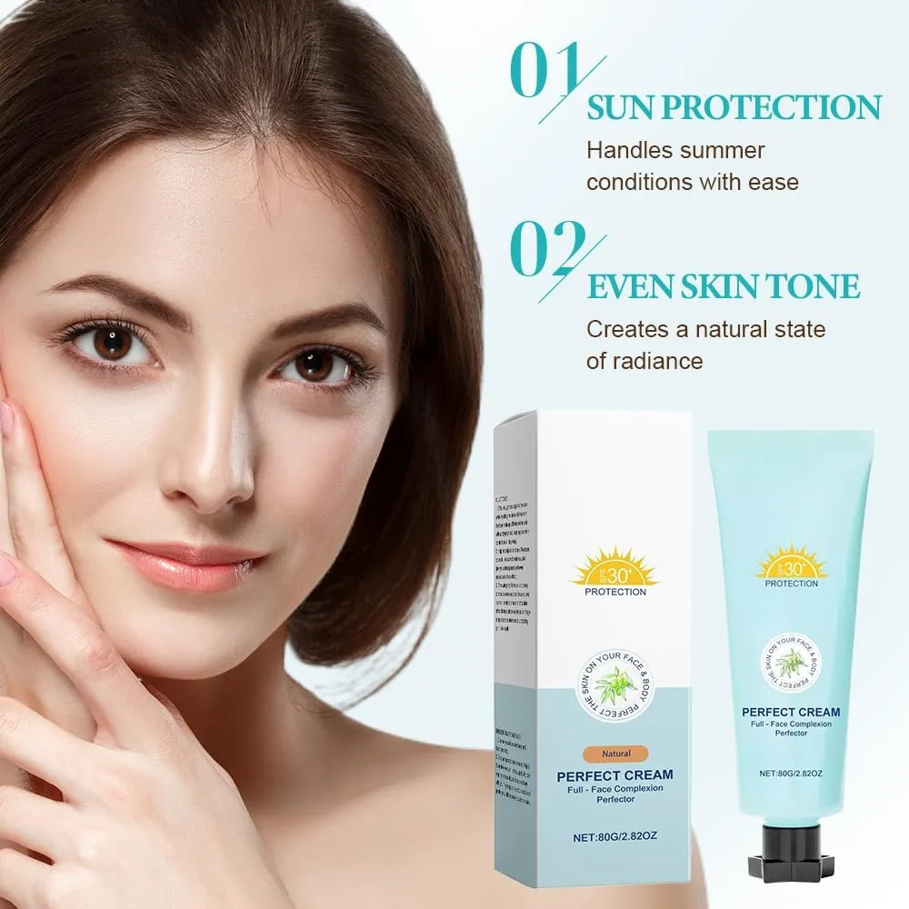 Perfect Cream Body Perfector, 2025 New Perfect Cream All-Over Body Coverage Perfect,Long-Lasting Waterproof and Transfer-Resistant Skin Tint Foundation Makeup for All Skin Type (1PC)