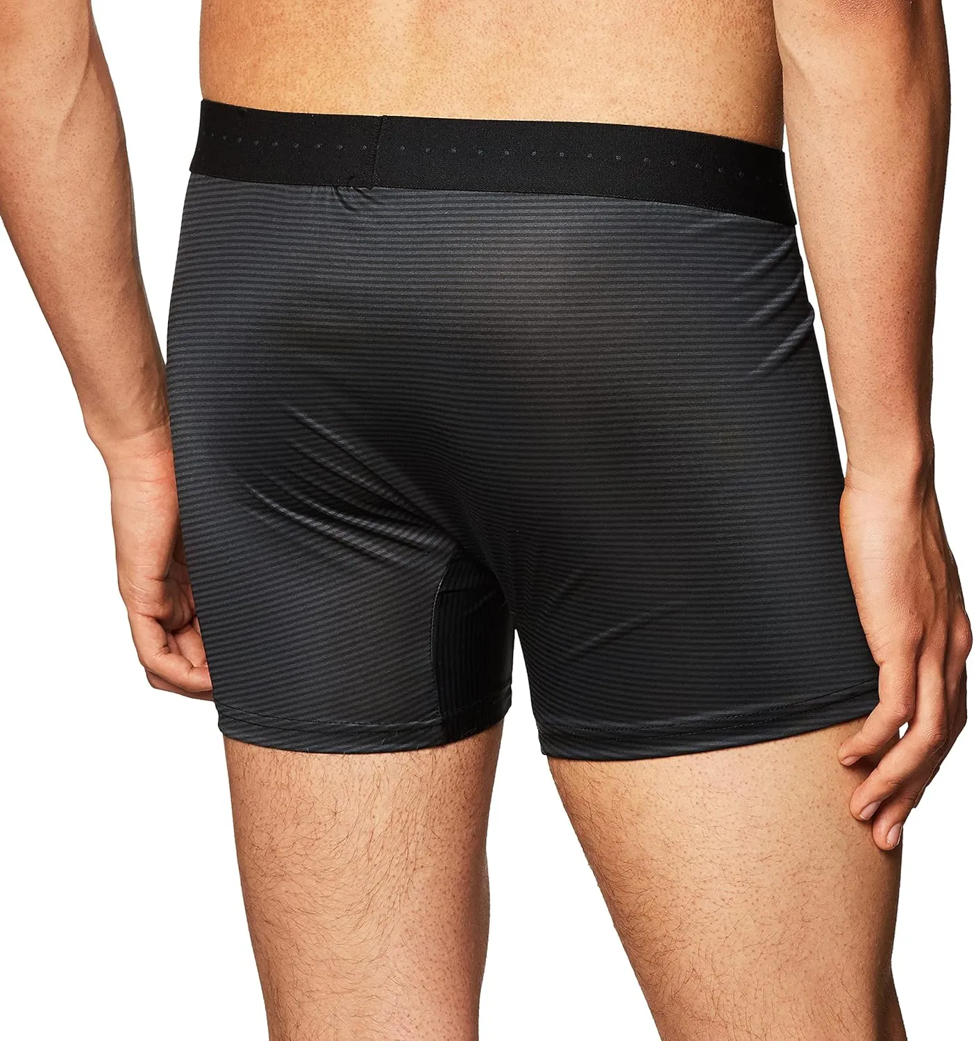 Perry Ellis Men's Stripe Designed Boxer Brief Relaxed Fit