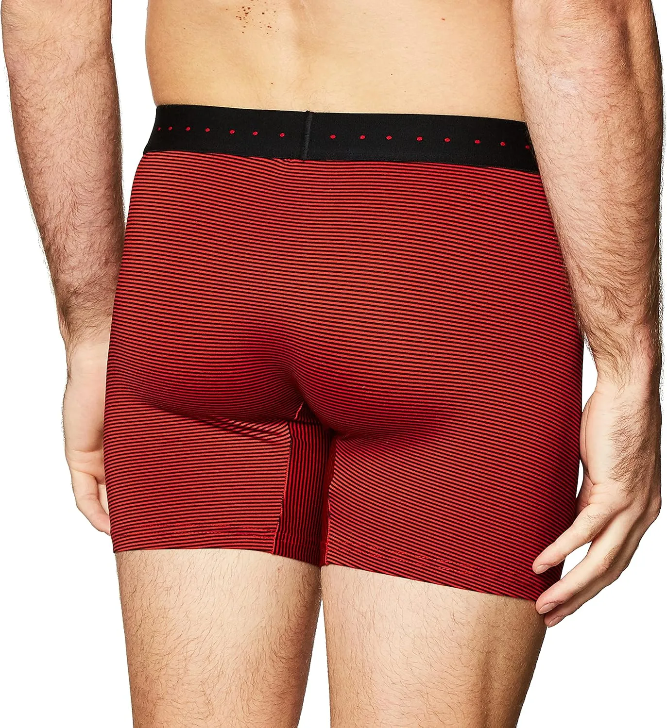 Perry Ellis Men's Stripe Designed Boxer Brief Relaxed Fit