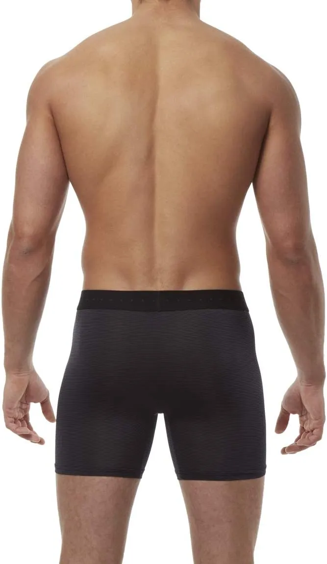 Perry Ellis Men's Stripe Designed Boxer Brief Relaxed Fit