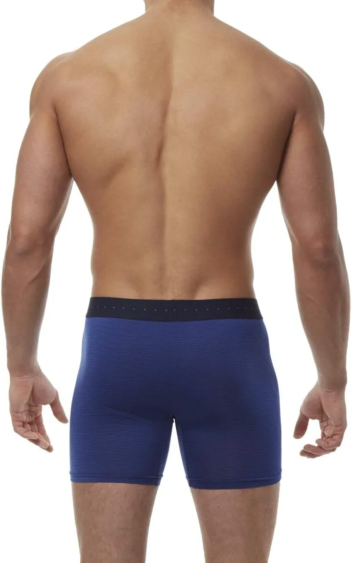 Perry Ellis Men's Stripe Designed Boxer Brief Relaxed Fit