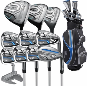 PGF Gold Tour Precision Complete Golf Club Package Set for Men & Women