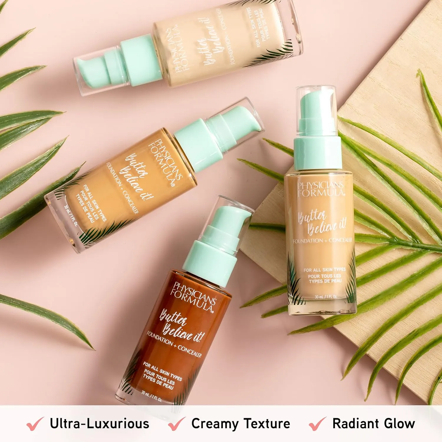 Physicians Formula Butter Believe It! Foundation   Concealer Light | Dermatologist Tested, Clinicially Tested