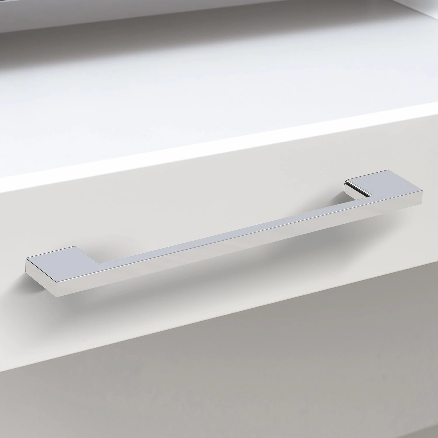 Polished Chrome Cabinet Pulls - 5 Pack - Drawer Pulls, Chrome Cabinet Handles, Kitchen Cabinet Pulls, Chrome Knobs for Cabinet Drawers and Dresser Drawer Hardware SH3229-CHR-5