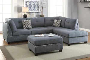 Poundex Sofas, Grey