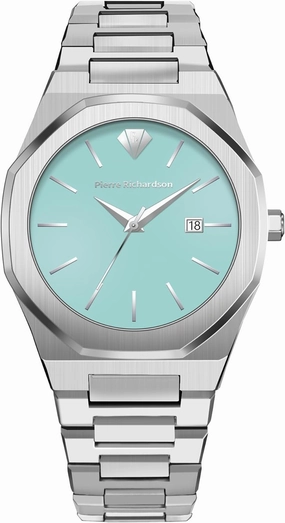 PR5428 Men’s Luxury Watch – Japanese Quartz Movement, Stainless Steel, 41mm, 5ATM Water Resistant, Scratch-Resistant Sapphire Crystal Glass – Classic Dress Watch for Men