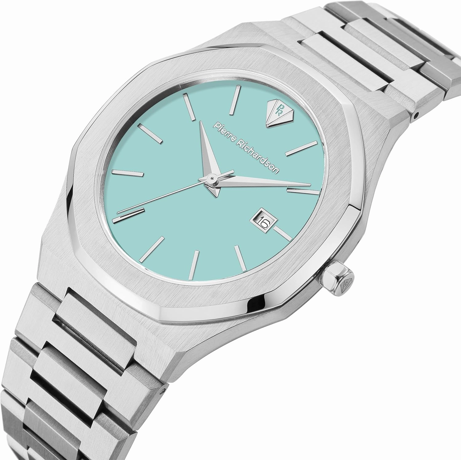 PR5428 Men’s Luxury Watch – Japanese Quartz Movement, Stainless Steel, 41mm, 5ATM Water Resistant, Scratch-Resistant Sapphire Crystal Glass – Classic Dress Watch for Men