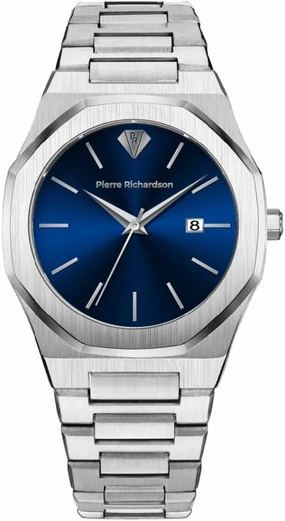 PR5428 Men’s Luxury Watch – Japanese Quartz Movement, Stainless Steel, 41mm, 5ATM Water Resistant, Scratch-Resistant Sapphire Crystal Glass – Classic Dress Watch for Men