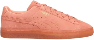 PUMA Kids Girls Suede Classic Mono Gold Lace Up Sneakers Shoes Casual - Pink - Size 6 M