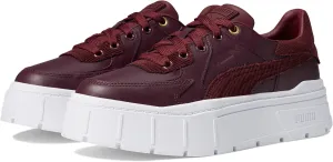 PUMA Mayze Stack Edgy Cord Aubergine/Puma Team Gold 7.5 B (M)
