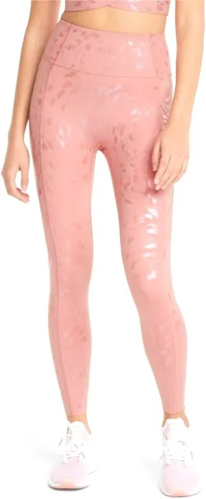 PUMA Womens Forever Luxe Ellavate Graphic High Waist 78 Leggings Athletic Casual Comfort Technology - Pink - Size XL
