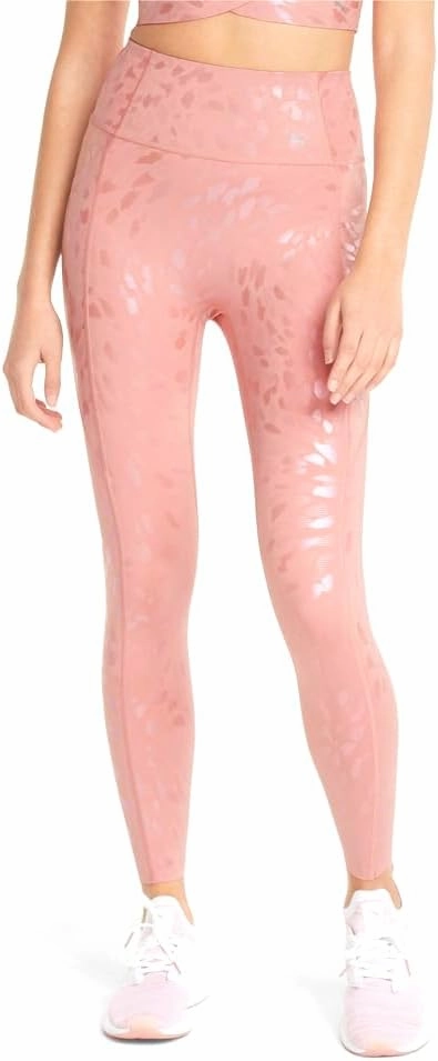 PUMA Womens Forever Luxe Ellavate Graphic High Waist 78 Leggings Athletic Casual Comfort Technology - Pink - Size XL