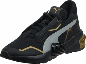 PUMA womens Provoke Xt Cross Trainer, Black/Team Gold, 6 US