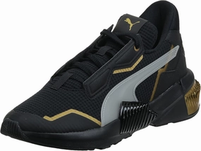 PUMA womens Provoke Xt Cross Trainer, Black/Team Gold, 6 US