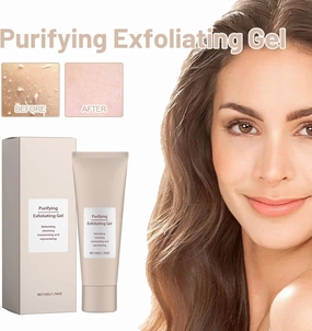 Purifying Exfoliating Gel - Exfoliating Gel,Cream, Gel, Face and Body Exfoliating Scrub Gel for All Skin (3 PCS)