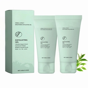 Purifying exfoliating Gel, Exfoliating Facial Scrub, Deep Cleansing Face And Body Exfoliating Scrub Gel For All Skin Types (3.5oz/Pcs） (2PCS)
