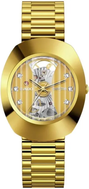 Rado - DiaStar Original Open Heart - Men - Swiss Watch - Sapphire Crystal and 6 Cubic Zirconia Dial - 80 Hours of Power Reserve - Automatic - 35 mm