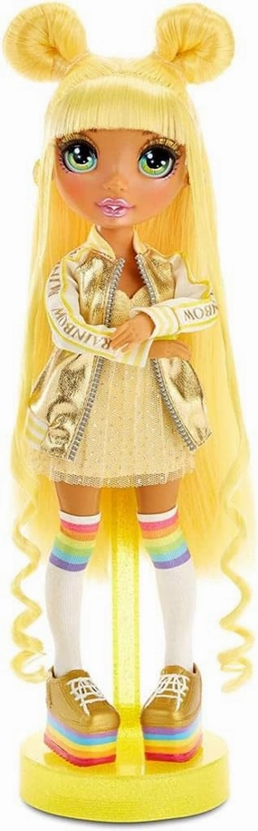 Rainbow Surprise Rainbow High Sunny Madison - Yellow Clothes Fashion Doll with 2 Complete Mix & Match Outfits and Accessories, Toys for Kids 6 to 12 Years Old