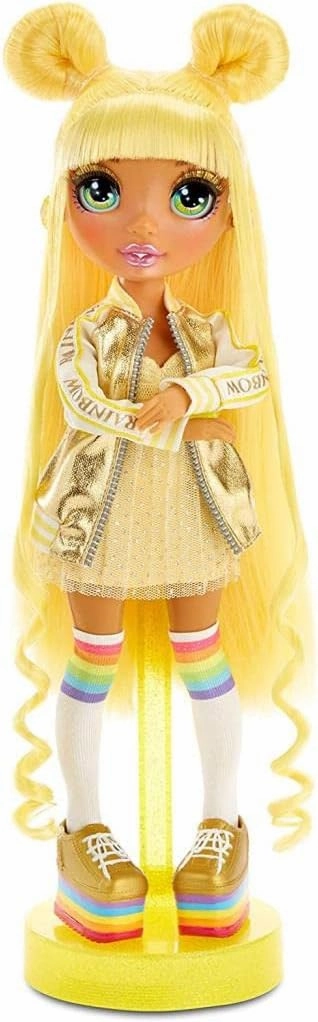 Rainbow Surprise Rainbow High Sunny Madison - Yellow Clothes Fashion Doll with 2 Complete Mix & Match Outfits and Accessories, Toys for Kids 6 to 12 Years Old