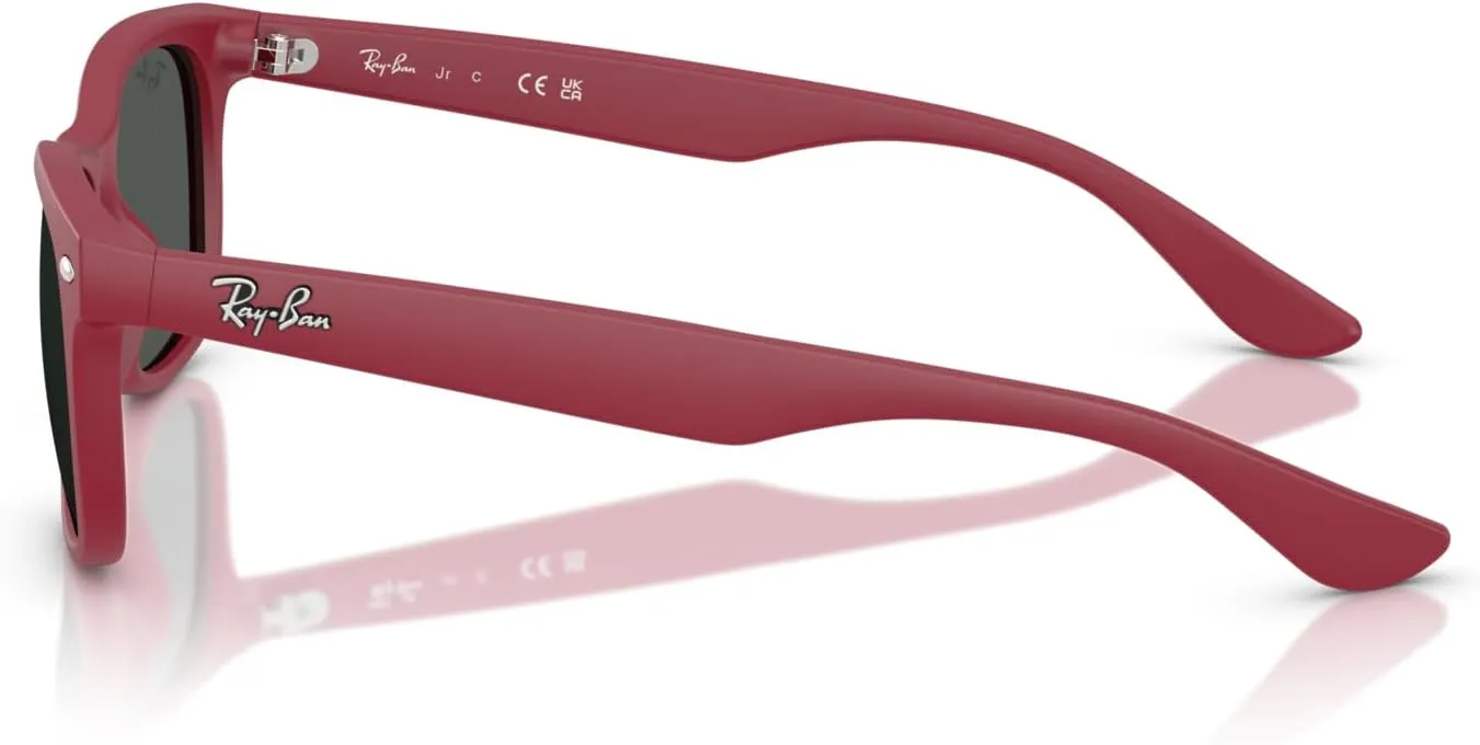 Ray-Ban Child Sunglasses Blue On Orange Frame, Blue Lenses, 48MM