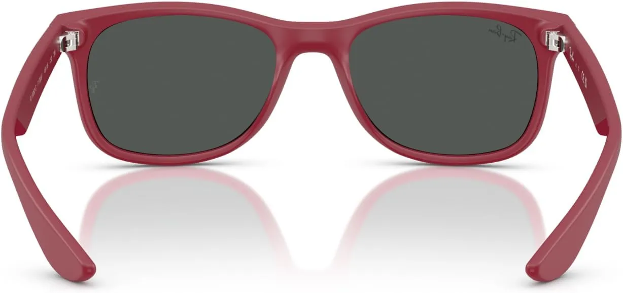 Ray-Ban Child Sunglasses Blue On Orange Frame, Blue Lenses, 48MM