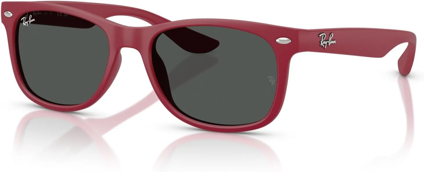 Ray-Ban Child Sunglasses Blue On Orange Frame, Blue Lenses, 48MM