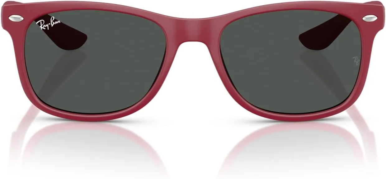 Ray-Ban Child Sunglasses Blue On Orange Frame, Blue Lenses, 48MM