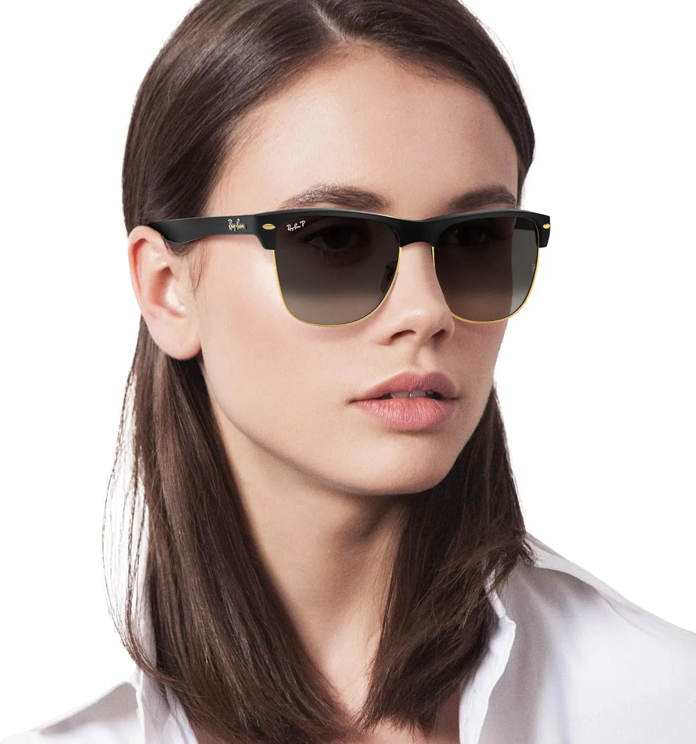 Ray-Ban RB4175 Clubmaster Oversized Square Sunglasses