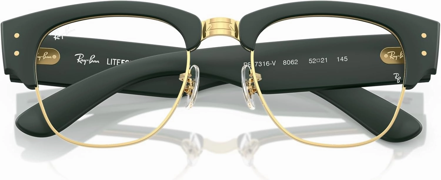 Ray-Ban Rx7316v Mega Clubmaster Liteforce Square Prescription Eyewear Frames