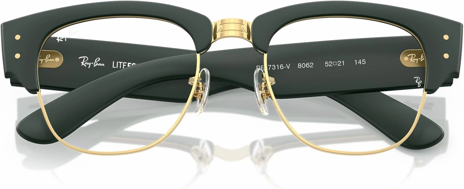 Ray-Ban Rx7316v Mega Clubmaster Liteforce Square Prescription Eyewear Frames