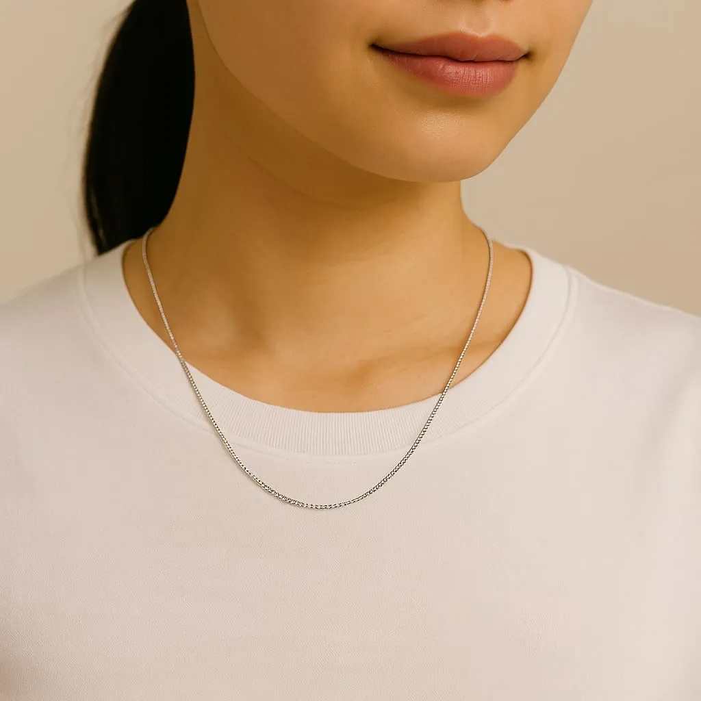 Real 14k Yellow/White/Rose Gold Box Chain 1-2mm Solid Gold Necklace with Lobster Clasp for Women Men, Jewelry Gift for Her Him, 16-24 inch