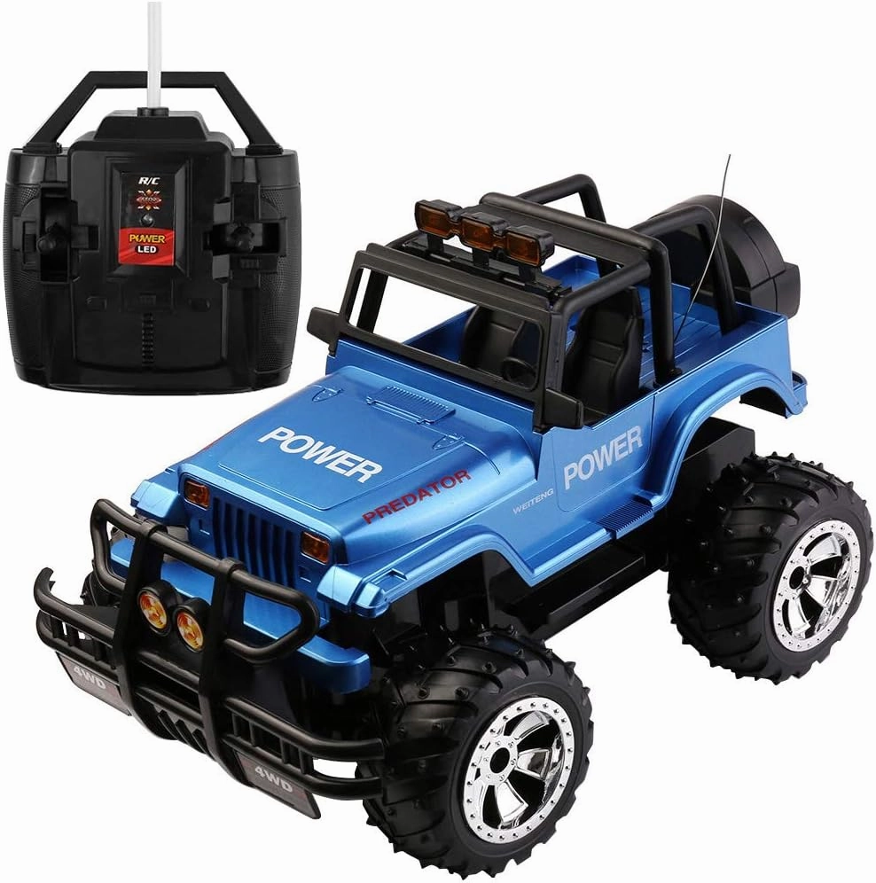 Remote Control Car for Kids Remote Toy Racing, with Led Lights High Speed Hobby Toy Vehicle, RC Car Gifts
