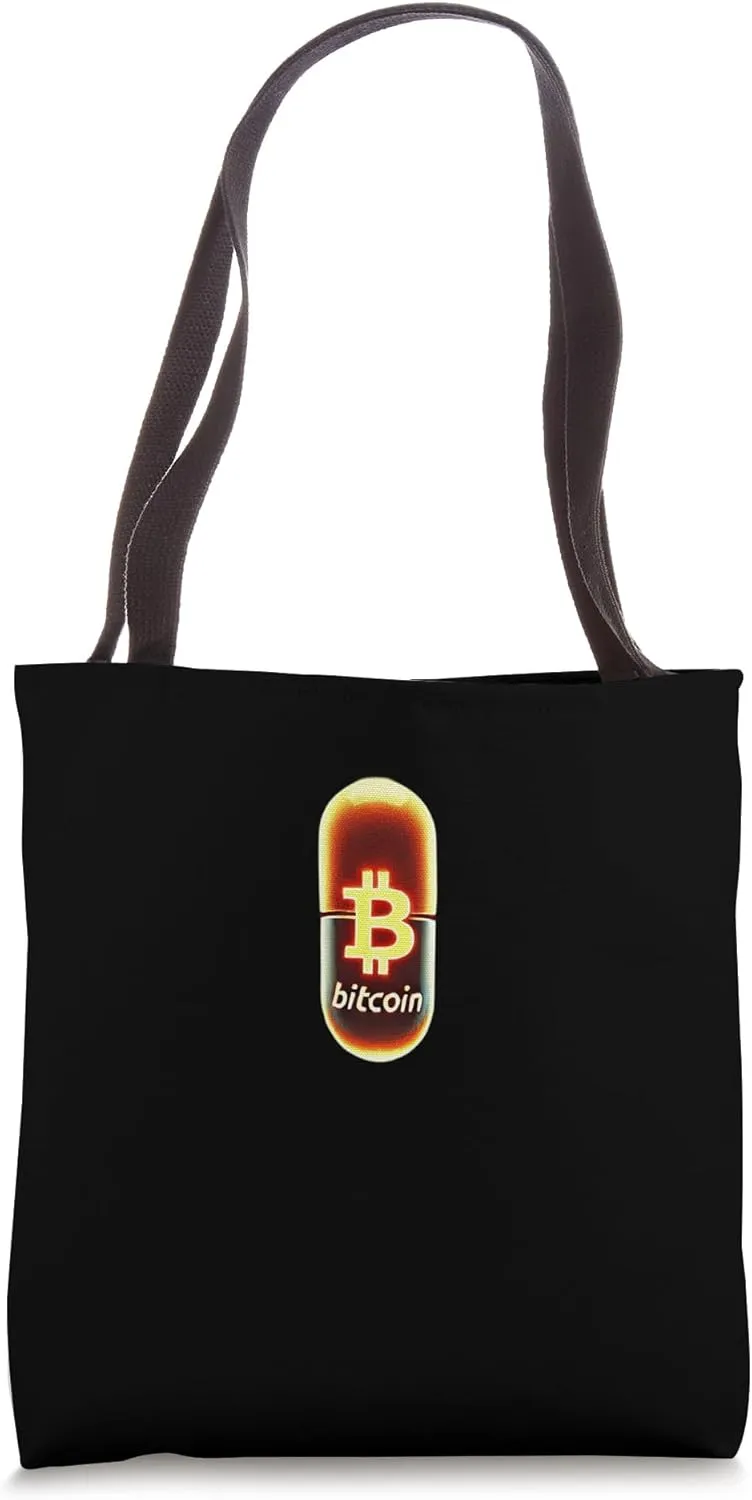 Reserve Mining Bitcoins pill digital gold Nakamoto Bitcoin Tote Bag